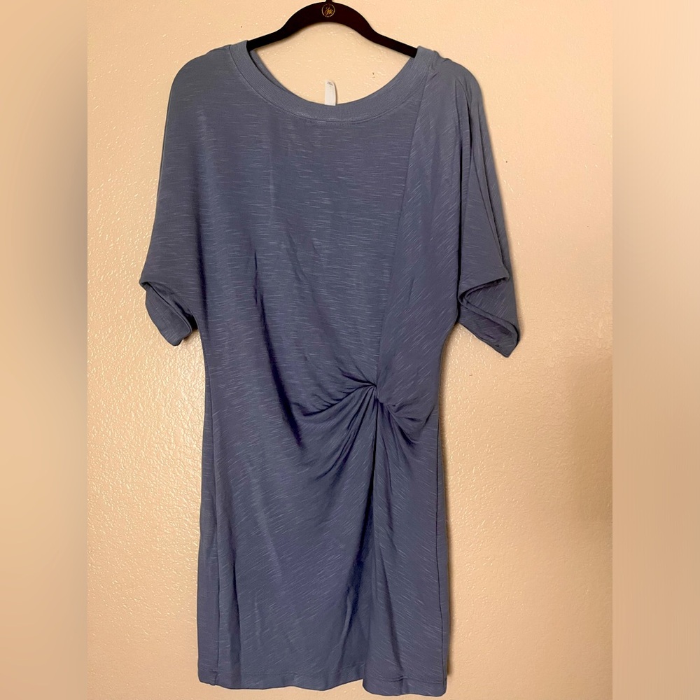Anthropologie Daily Practice Side-twist Tee Dress.